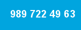 989 722 49 63 989 722 49 63